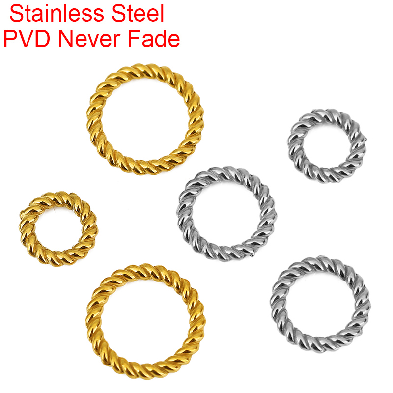 10pcs PVD Never Fade Stainless - Coupling 8Mm ulasan dan harga