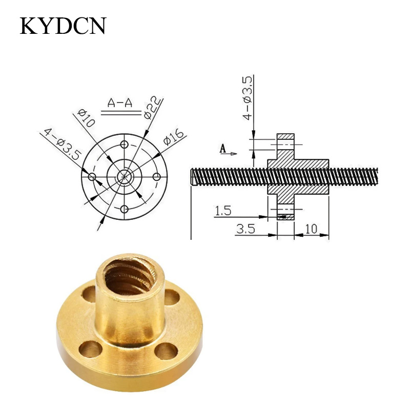 T8 Lead Screw Stainless Steel  - Lead Screw 8Mm ulasan dan harga