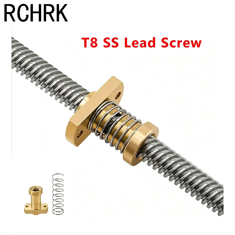 T8 SS Lead Screw with Anti Bac - Lead Screw 8Mm ulasan dan harga