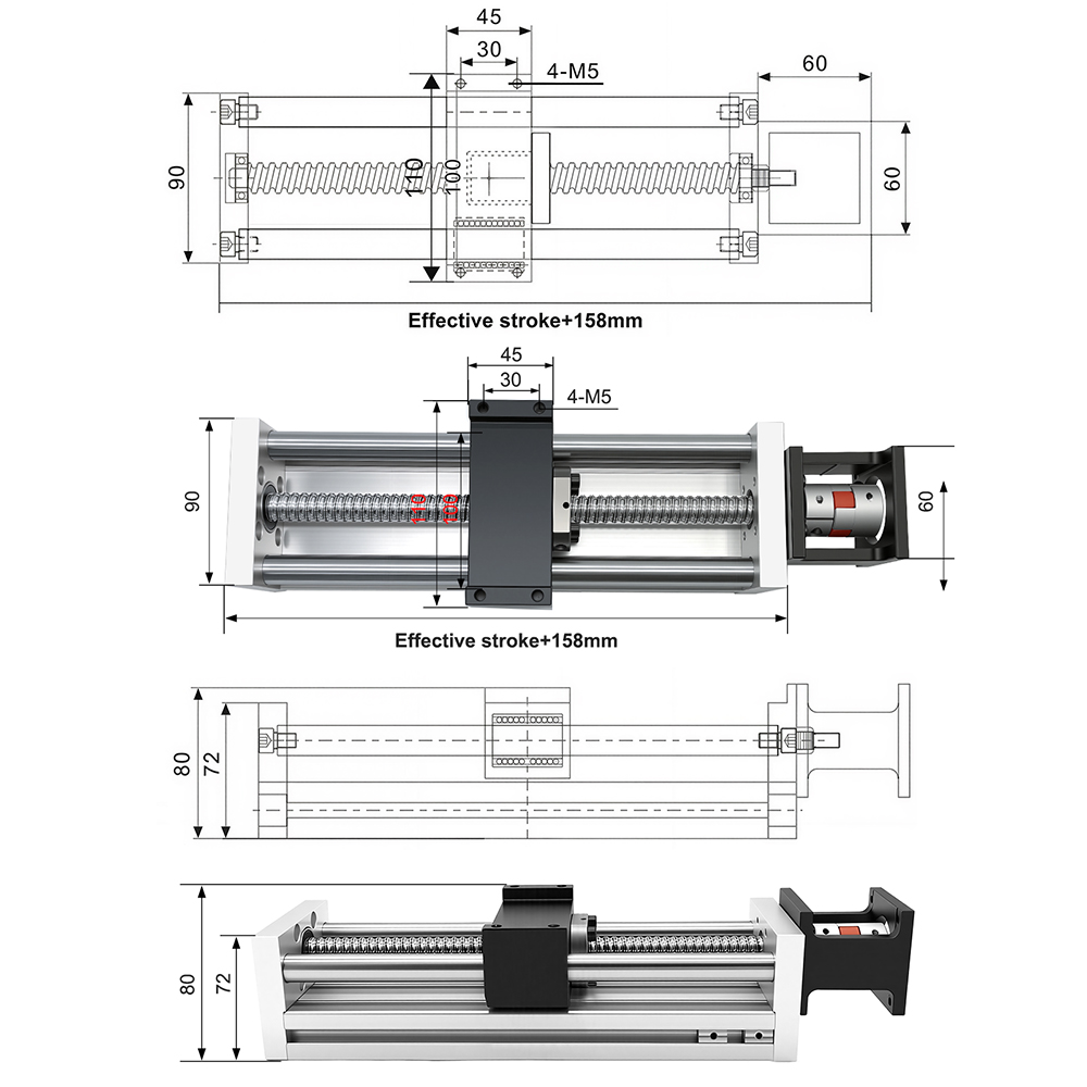 Linear Guide Rail Optical Axis - Linear Rail ulasan dan harga