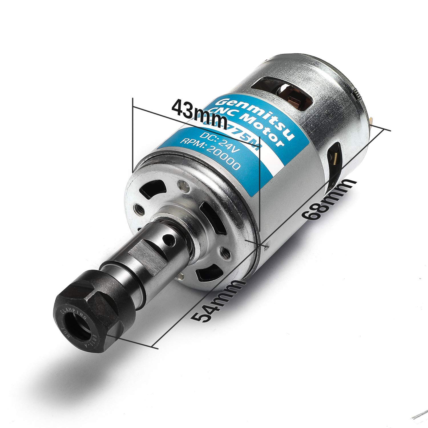 Genmitsu GS-775M 20000RPM 775  - 3018 Cnc ulasan dan harga