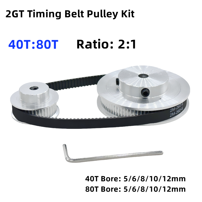 2GT 2M 80Teeth 40T GT2 40Teeth - Gt2 Pulley ulasan dan harga