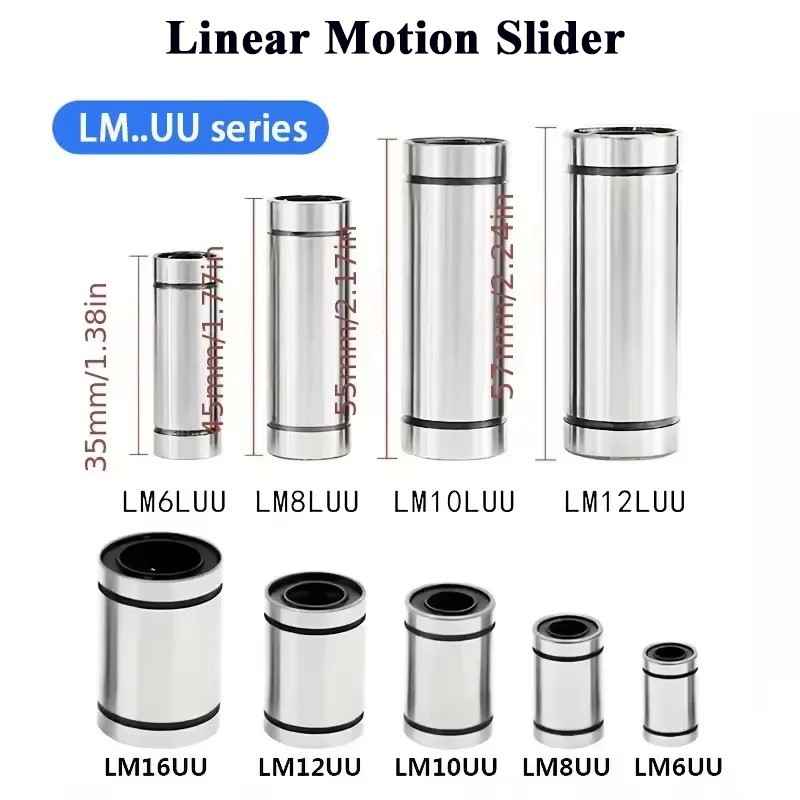 4/10pcs LM3UU LM4UU LM5UU LM6U - Lm8Uu Bearing ulasan dan harga
