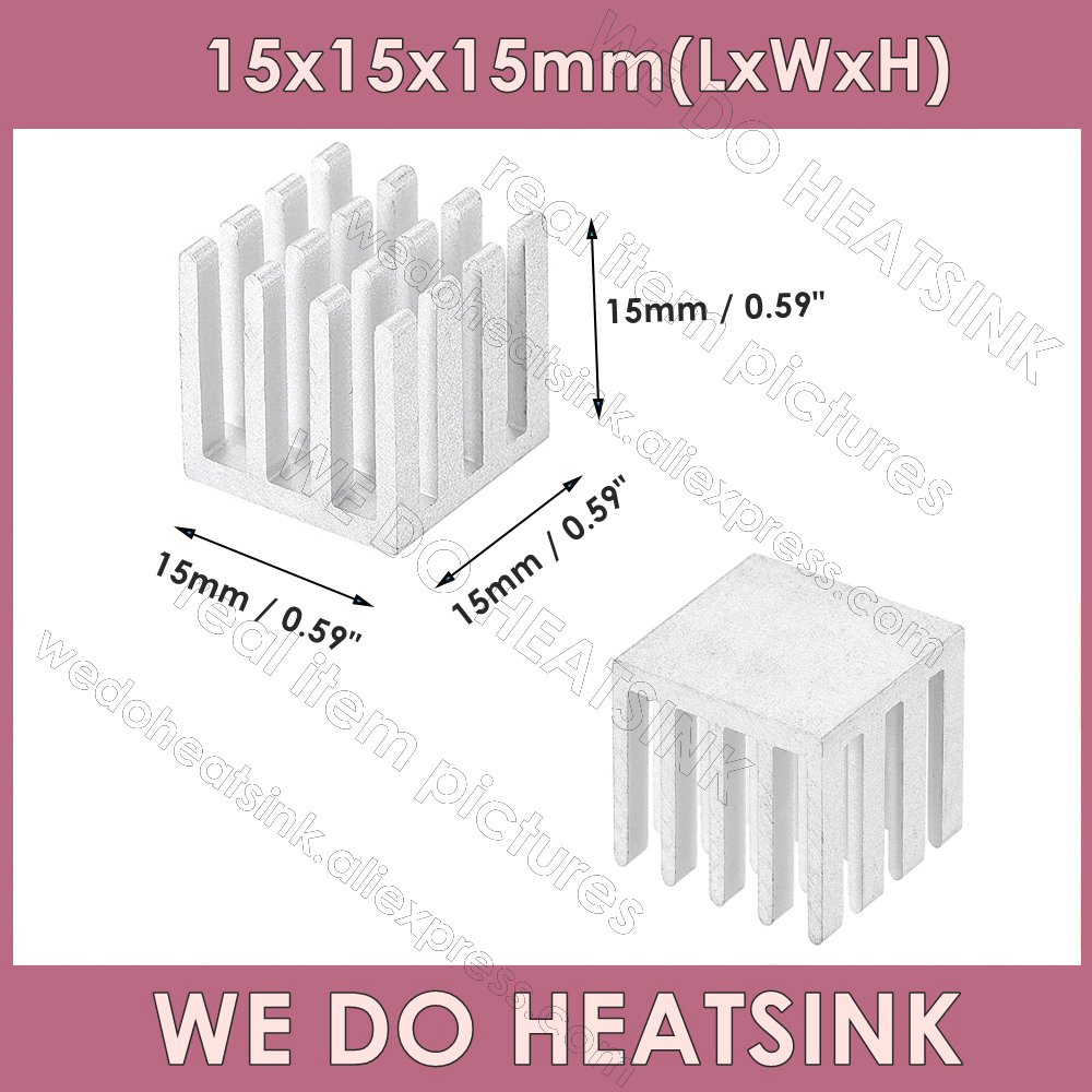 Aluminum Heatsink 15x15x15mm / - Aluminium Extrusion ulasan dan harga