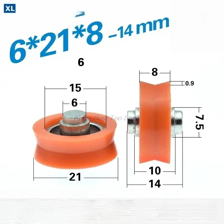 5PC POM Polyoxymethylene Plast - V Slot Wheel ulasan dan harga
