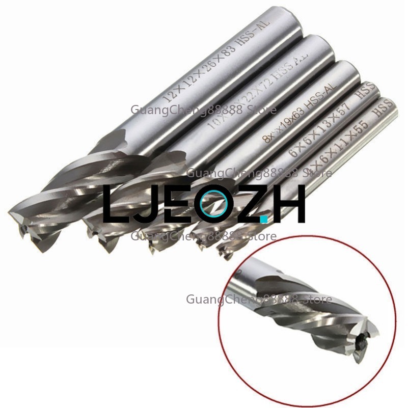 4-Blade Southwest White Steel  - End Mill Set ulasan dan harga