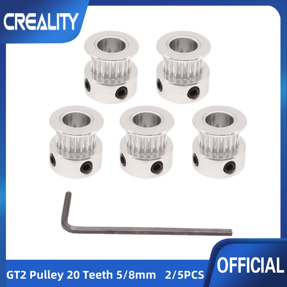 2/5 PCS GT2 Pulley 20 Teeth 5m - Gt2 Pulley ulasan dan harga