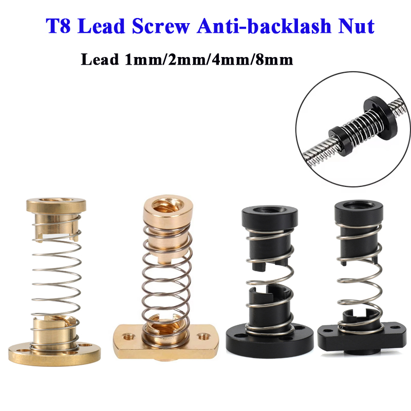 T8 Lead Screw Anti-backlash Nu - Lead Screw 8Mm ulasan dan harga
