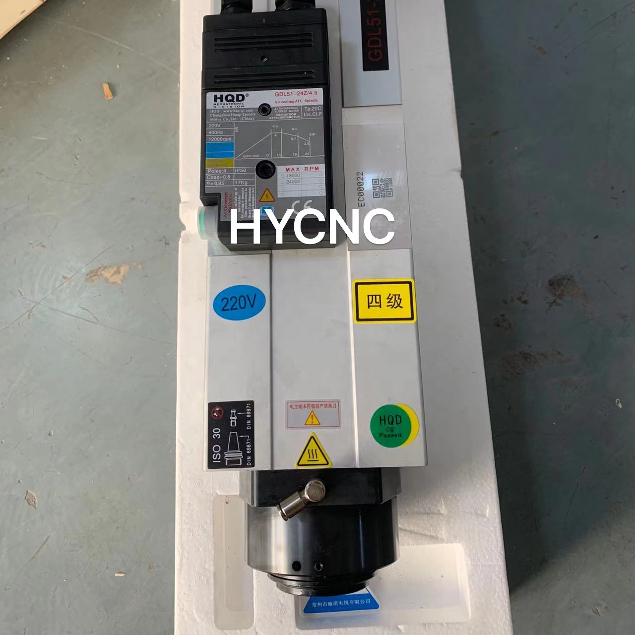 4.5 Kw Atc Spindle Iso30 Motor - Cnc Router ulasan dan harga