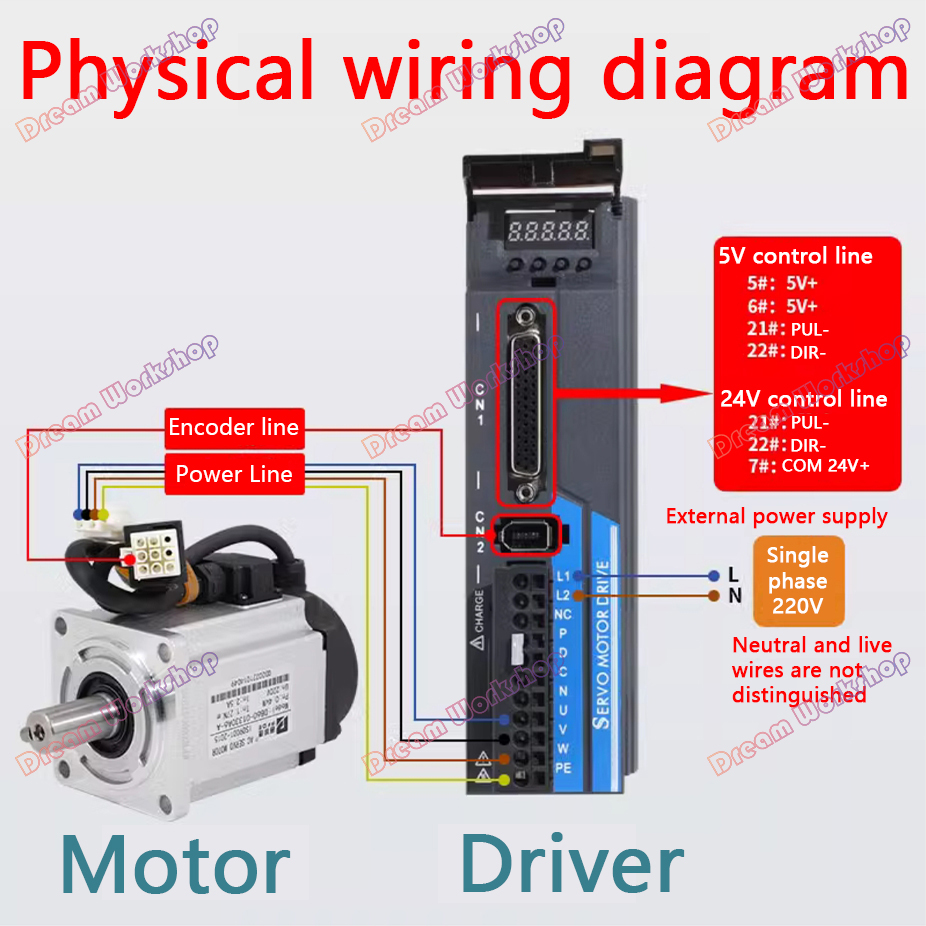CNC Servo Motor Set 40/60/80 S - Servo Motor ulasan dan harga