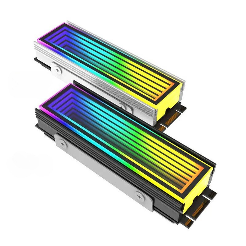 5V ARGB M.2 2280 SSD Full Alum - Aluminium Extrusion ulasan dan harga