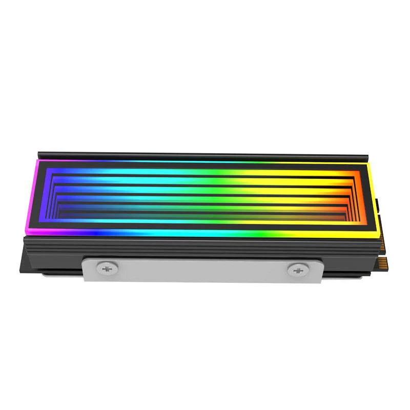 5V ARGB M.2 2280 SSD Full Alum - Aluminium Extrusion ulasan dan harga