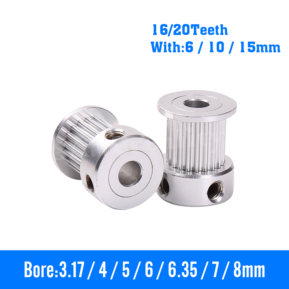 16T/20T GT2 3D Printer Part Ti - Gt2 Pulley ulasan dan harga