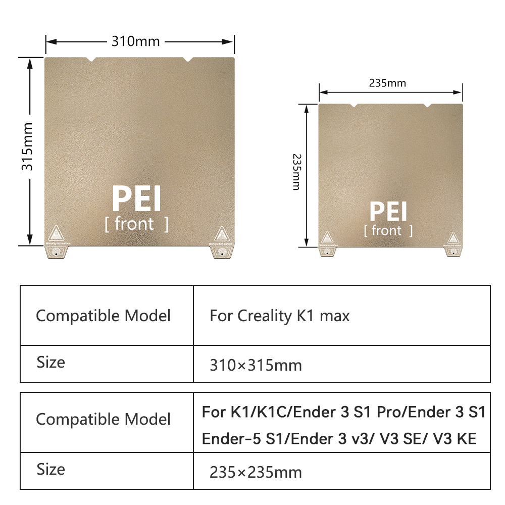 K1 Max Build Plate For Crealit - Aluminium Profile 2020 ulasan dan harga