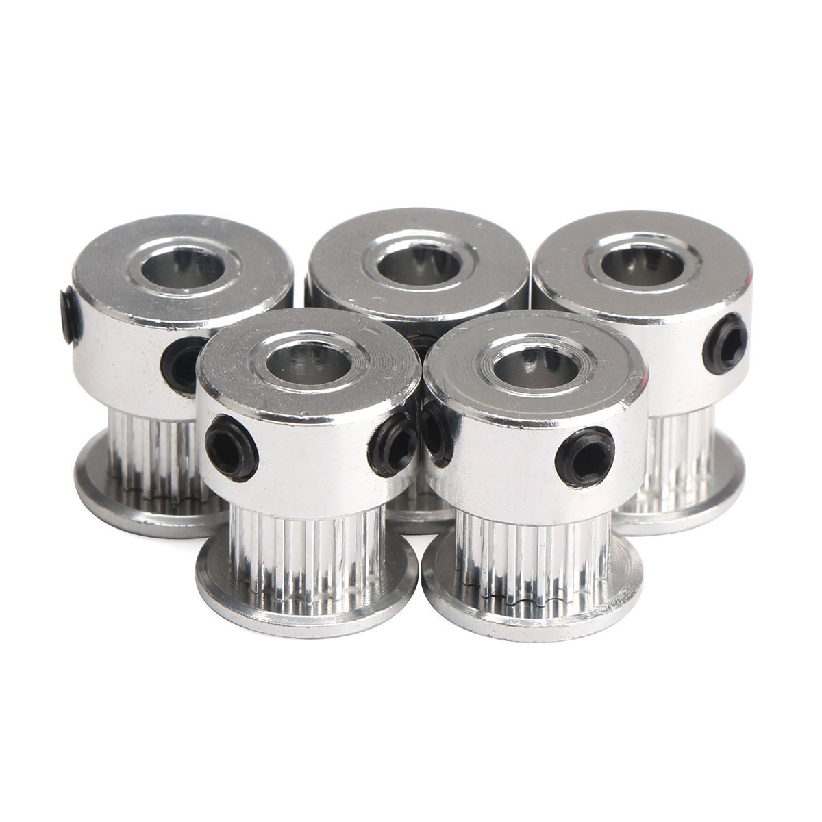 5Pcs Aluminum Gt2 Pulleys 20 T - Gt2 Pulley ulasan dan harga
