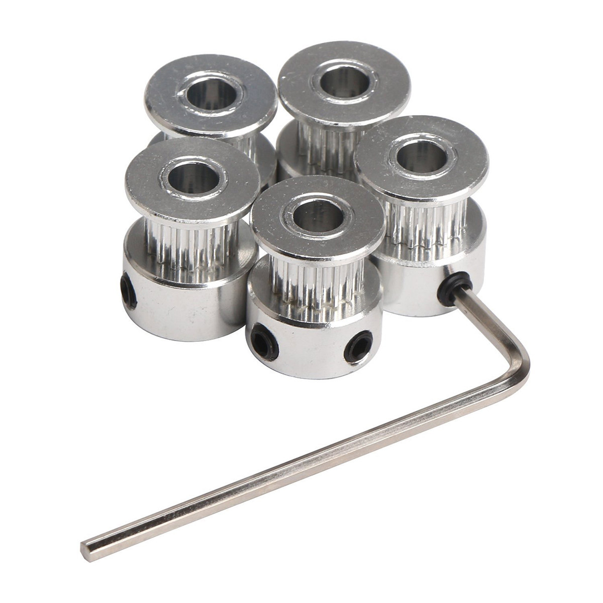 5Pcs Aluminum Gt2 Pulleys 20 T - Gt2 Pulley ulasan dan harga