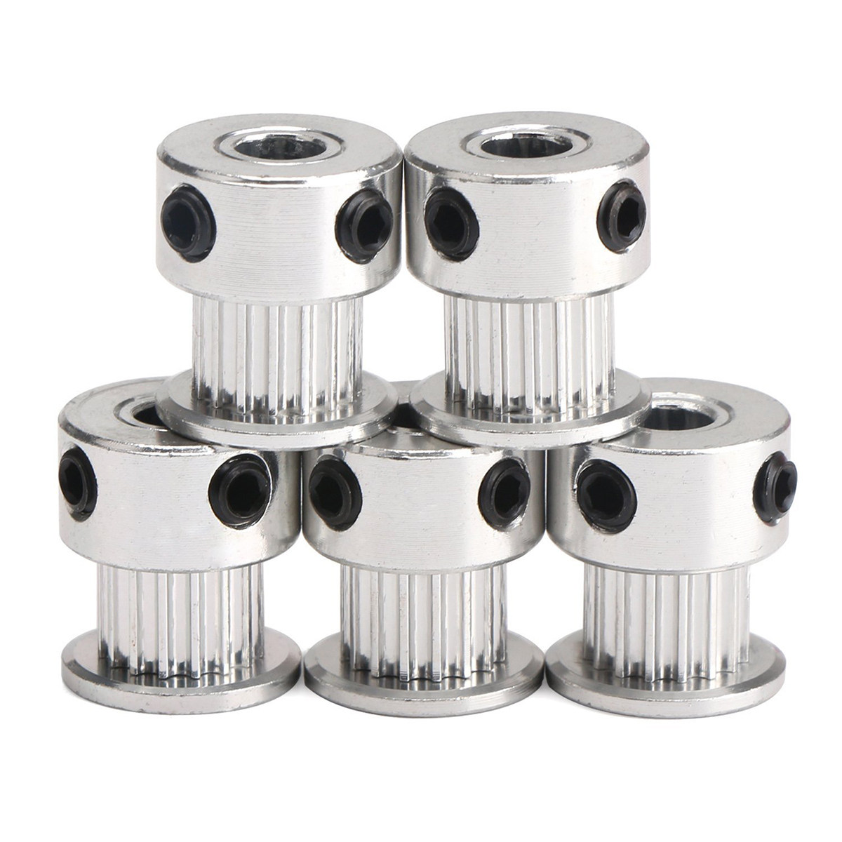 5Pcs Aluminum Gt2 Pulleys 20 T - Gt2 Pulley ulasan dan harga