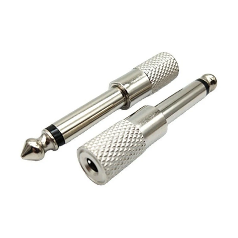 Jack 6.35mm Male Plug to 3.5mm - Coupling 8Mm ulasan dan harga