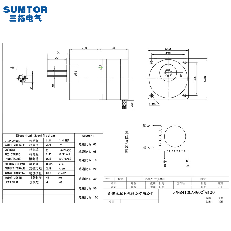 Nema 23 Stepper Motor With Gea - Nema23 Stepper ulasan dan harga