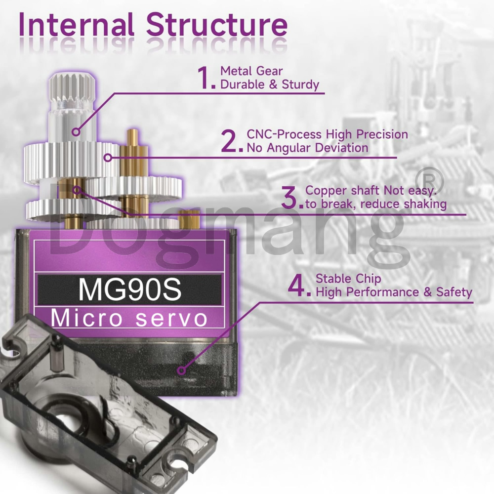 MG90S Servo 1/2/4/10/20/50 Pcs - Servo 9G ulasan dan harga