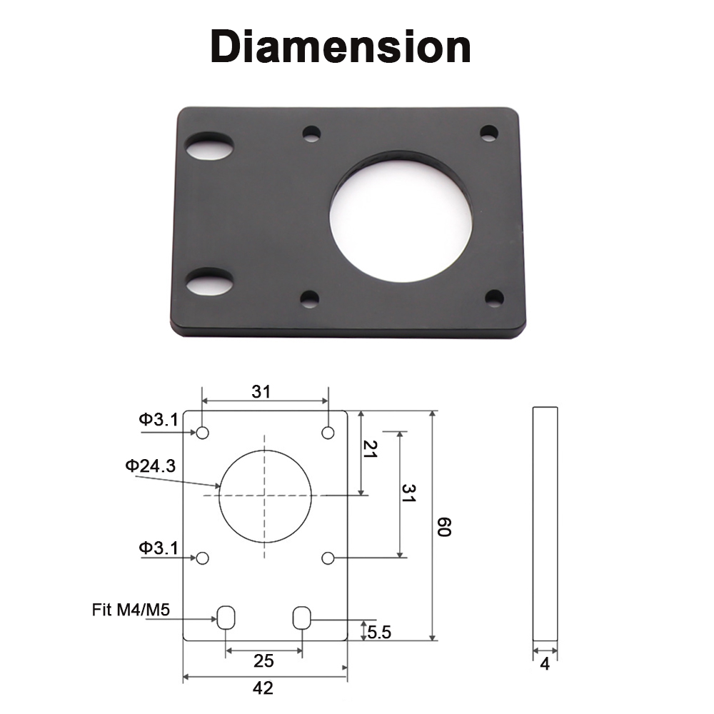 NEMA 17 Stepper Motor Bracket, - Stepper Motor Nema17 ulasan dan harga