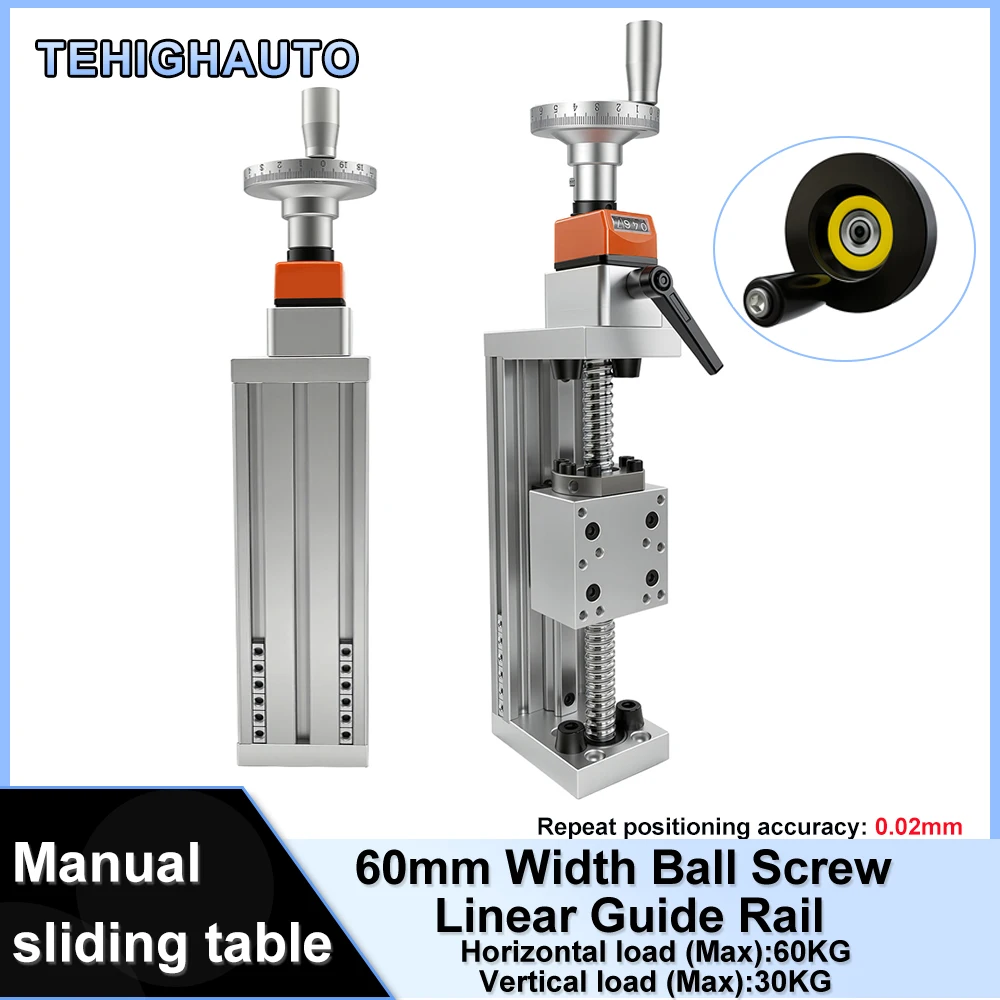 60KG Load Manual Linear Guide  - Linear Rail ulasan dan harga
