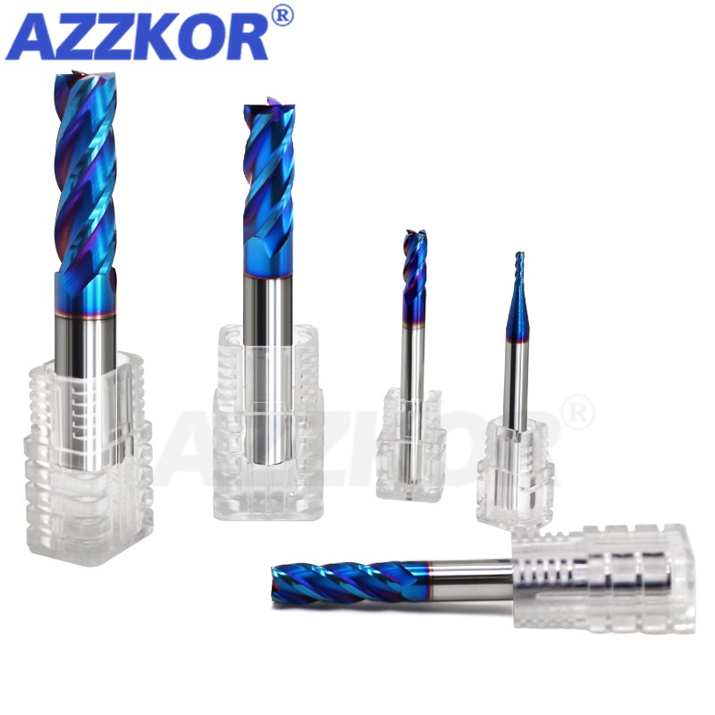 HRC70 4F Milling Cutter Alloy  - End Mill Set ulasan dan harga