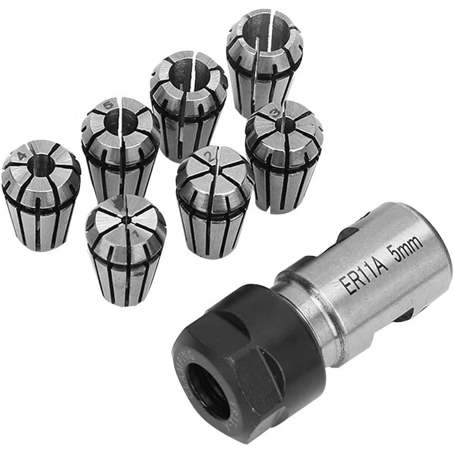 8-piece ER11A 1-7mm spring chu - End Mill Set ulasan dan harga