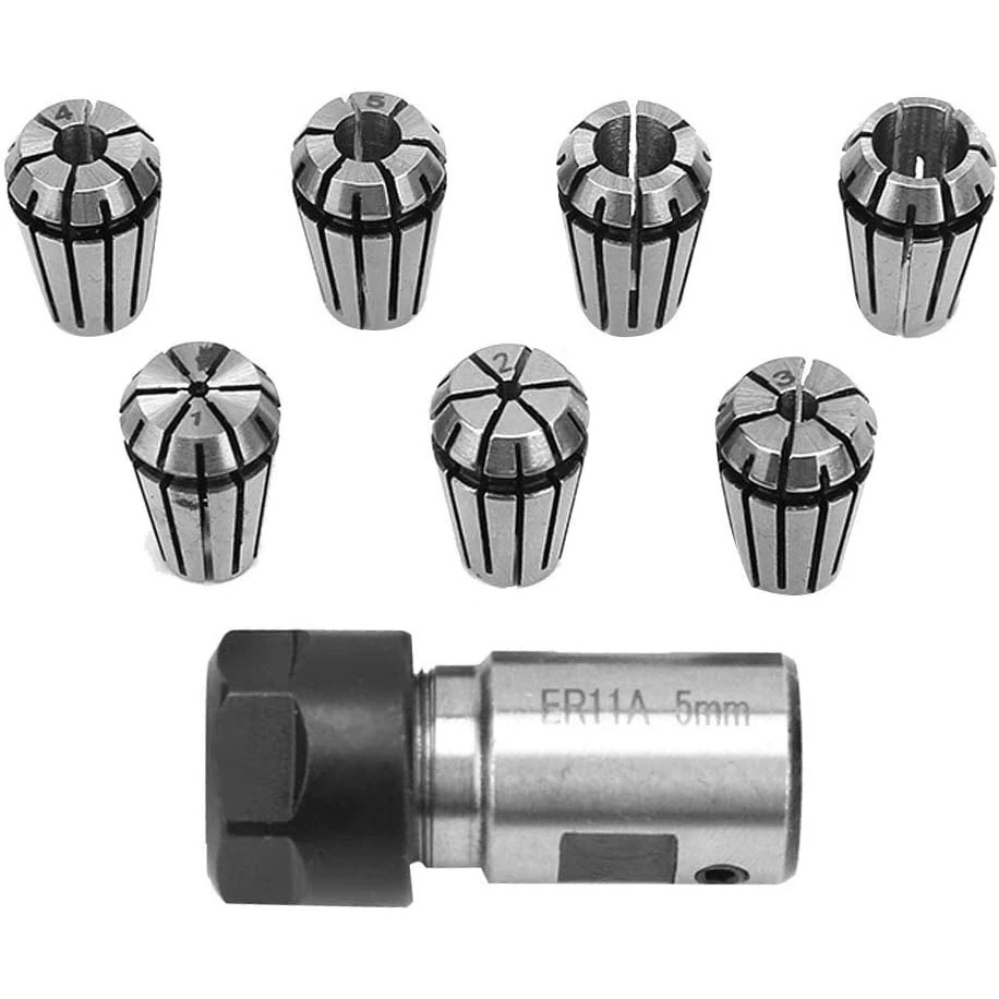 8-piece ER11A 1-7mm spring chu - End Mill Set ulasan dan harga