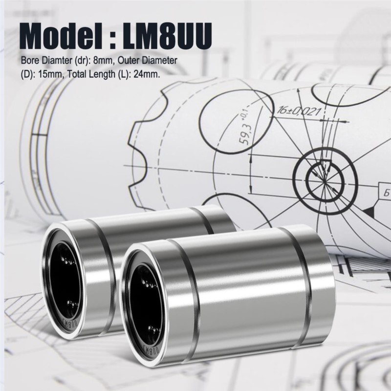 4/10PCS LM8UU LM10UU LM16UU LM - Lm8Uu Bearing ulasan dan harga
