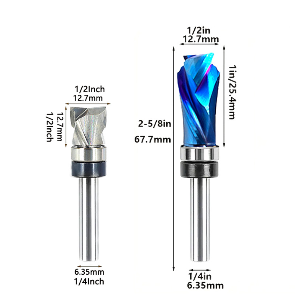 Spiral Flush Trim Router Bit T - Cnc Bits ulasan dan harga